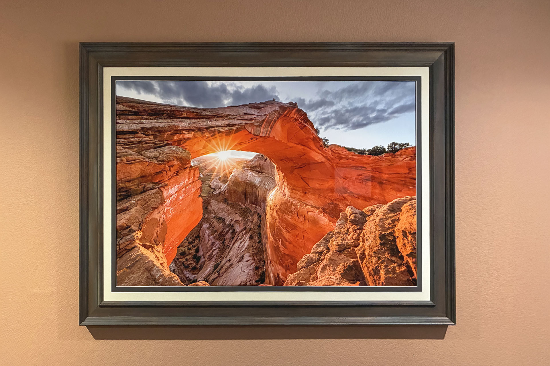 Radiant Arch Customer Image with Frame