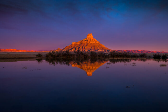 Factory Butte Morning Glow