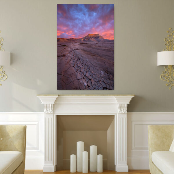 Storm Clouds at the Mesa Wall Display