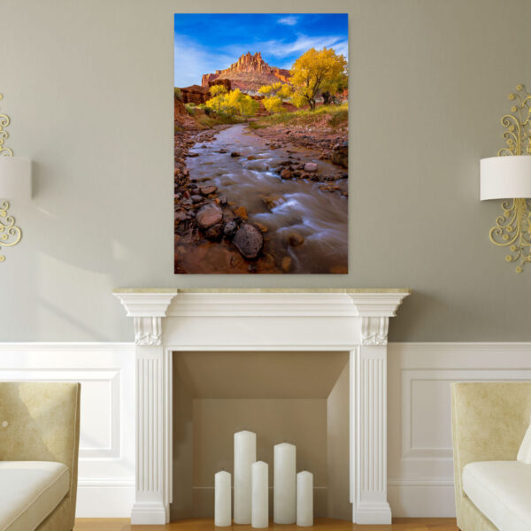 Sulphur Creek Cottonwoods WallDisplay