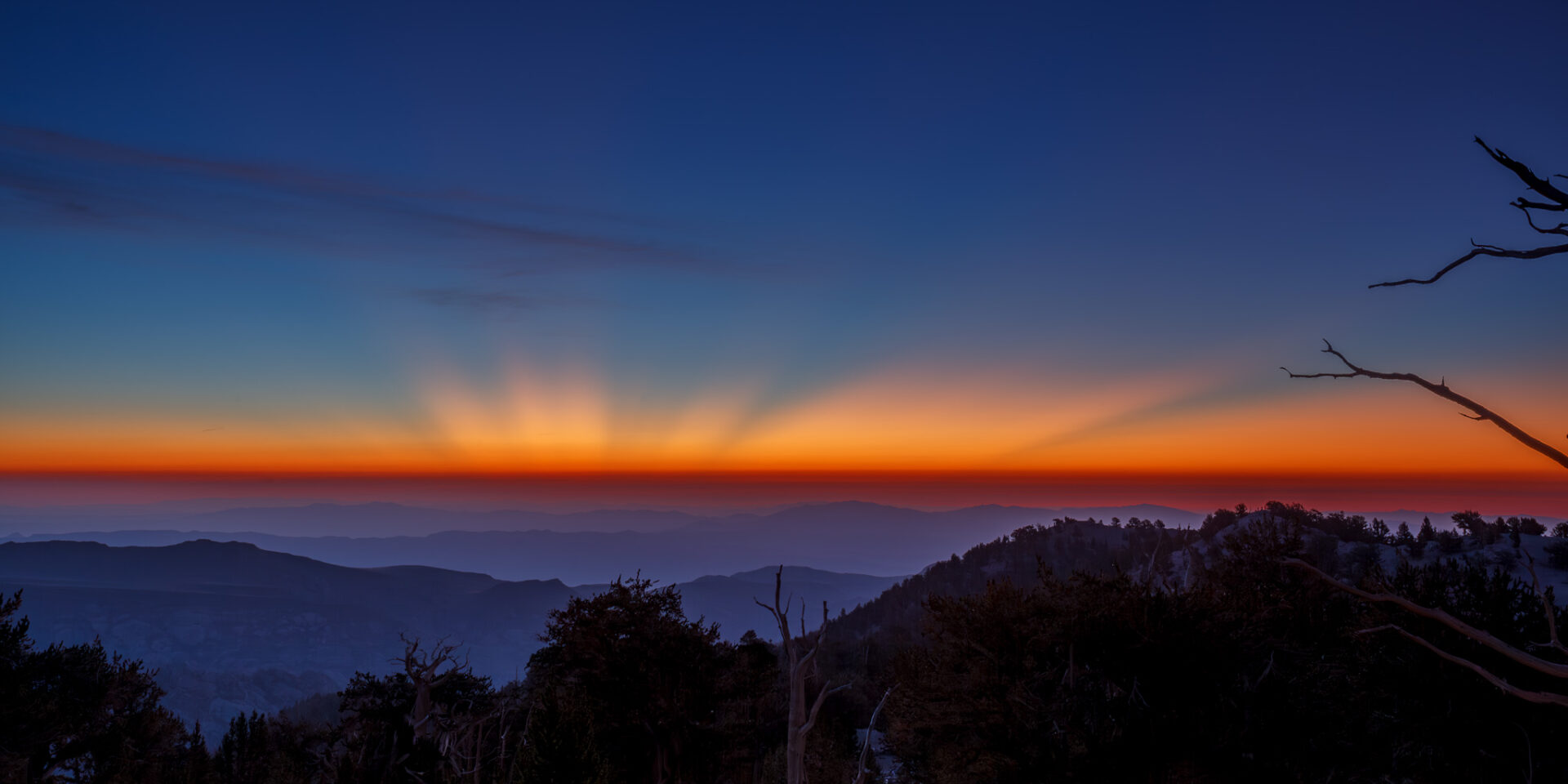 Sunrise in the White Mountains