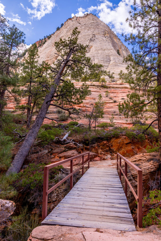 Bridge Crossing on West Rim Trail