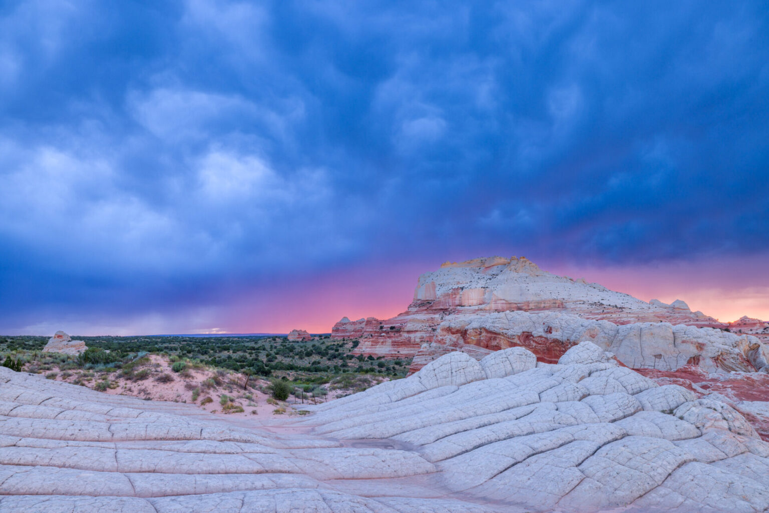 Magenta Sunset Begins