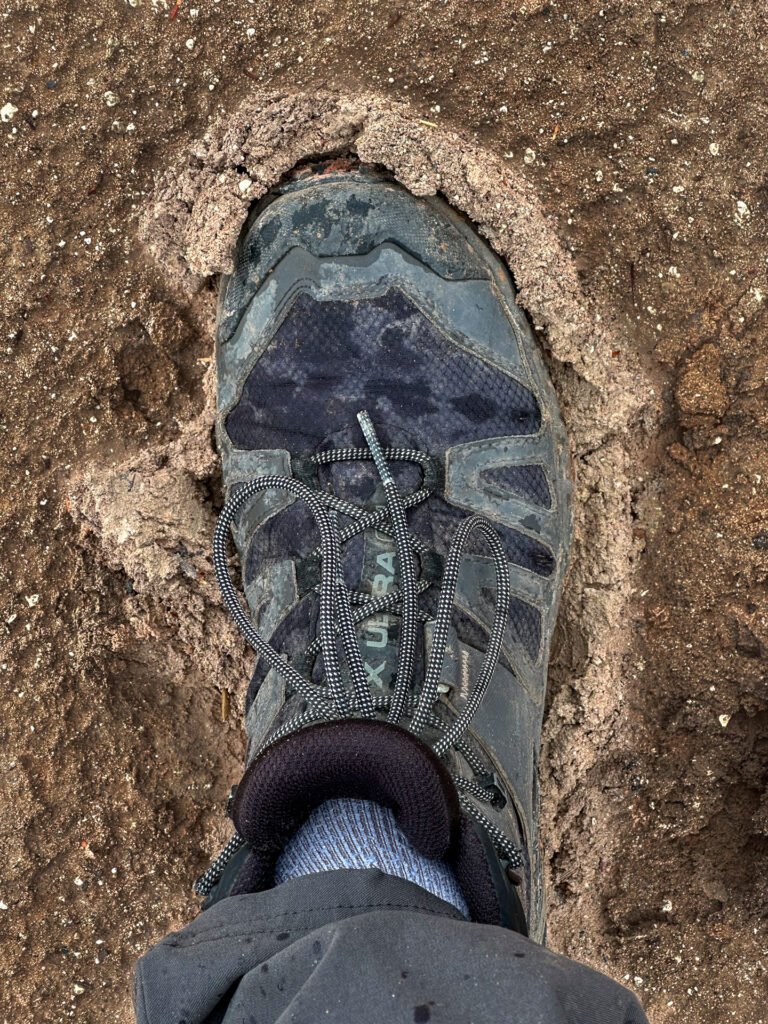 Boots with Mud