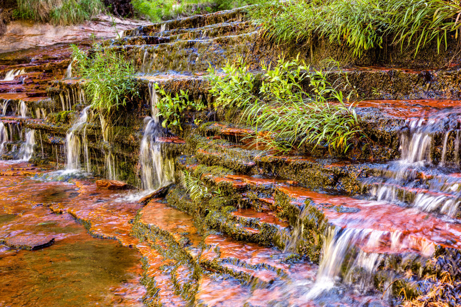 Cascading Falls Side Shot