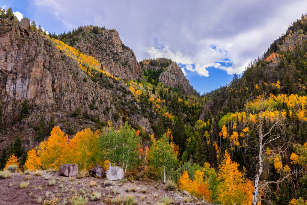 Tushar Mountains in Fall
