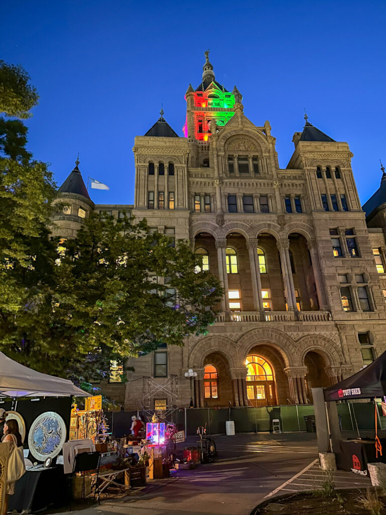 City Hall at the Utah Arts Festival