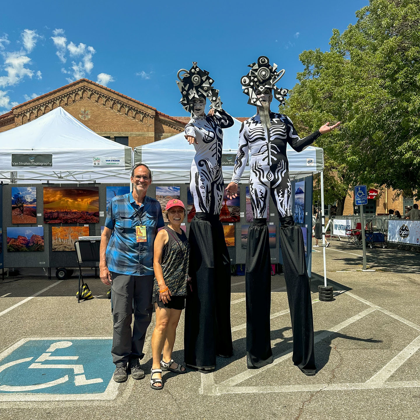 Ogden Arts Festival Stilt Walkers