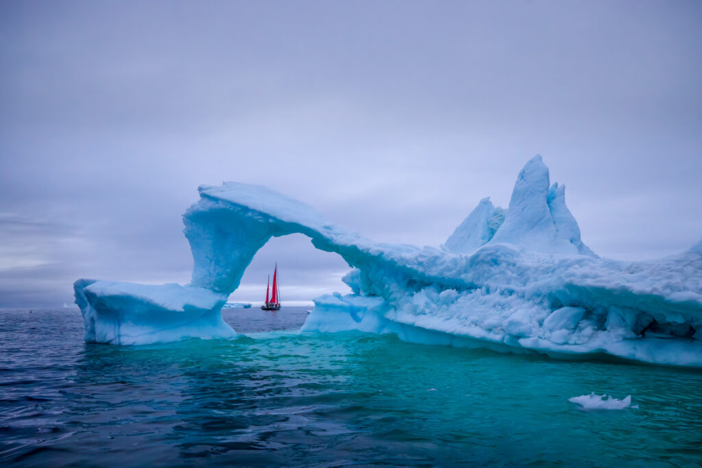 Second Night - Iceberg with Arch