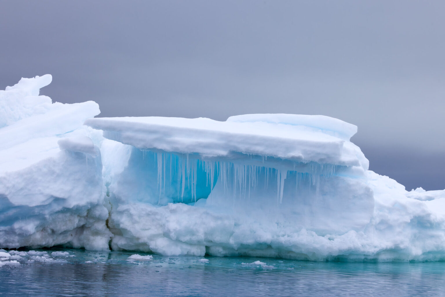 Icicles in the Pack Ice