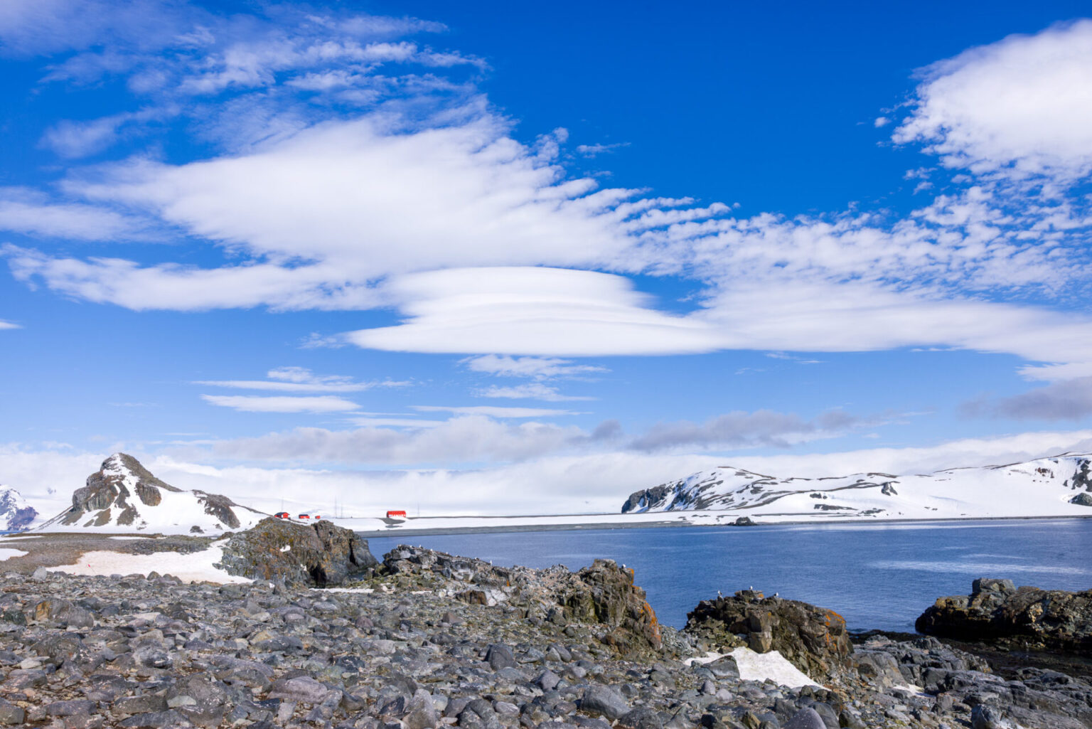 Lenticular Clouds over Half Moon Island