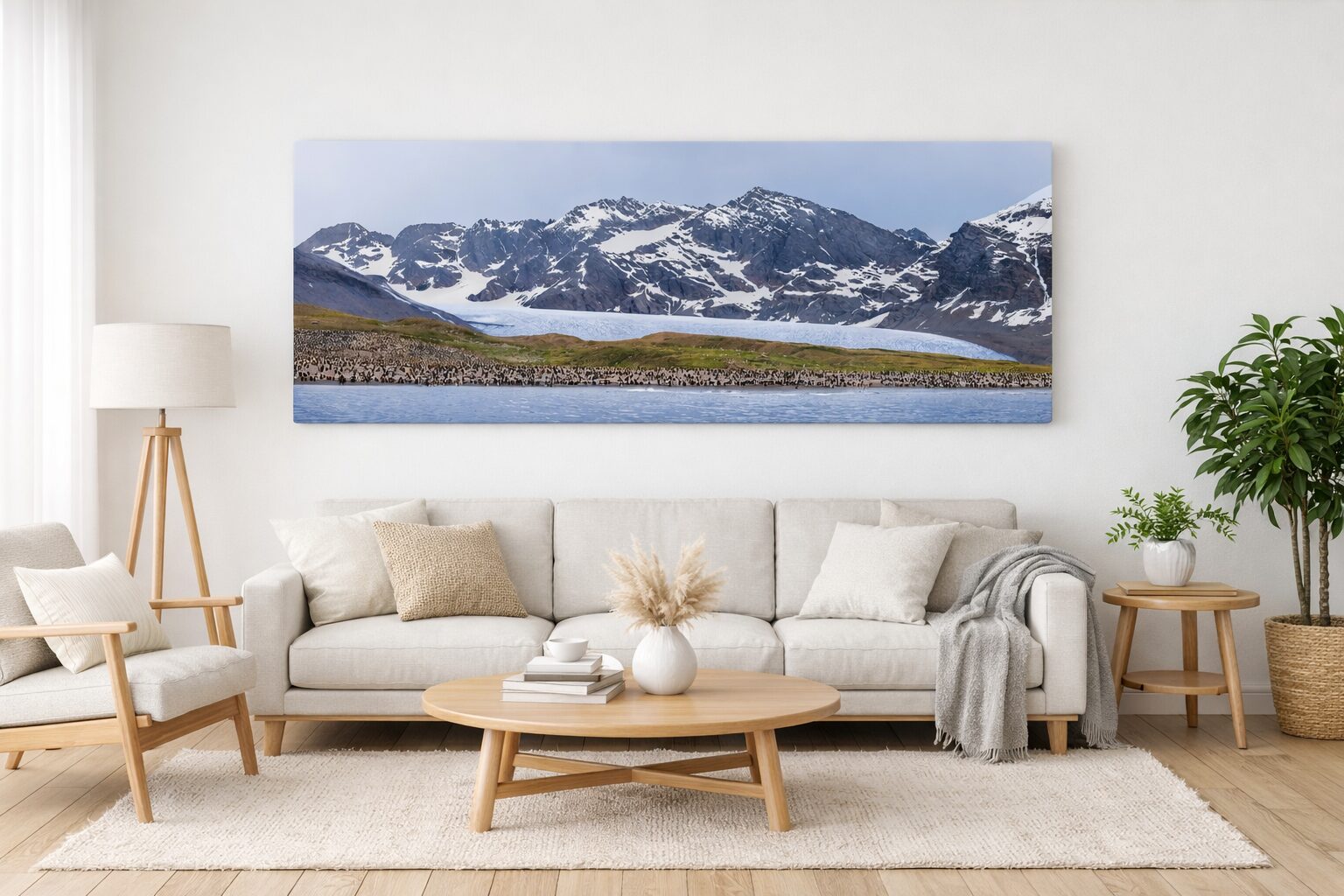 Glacier Beach Goers Wall Display