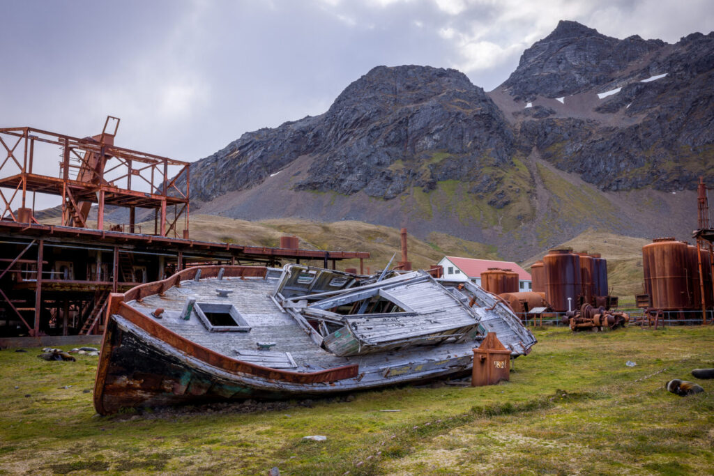 Old Whaling Boat at Grytviken