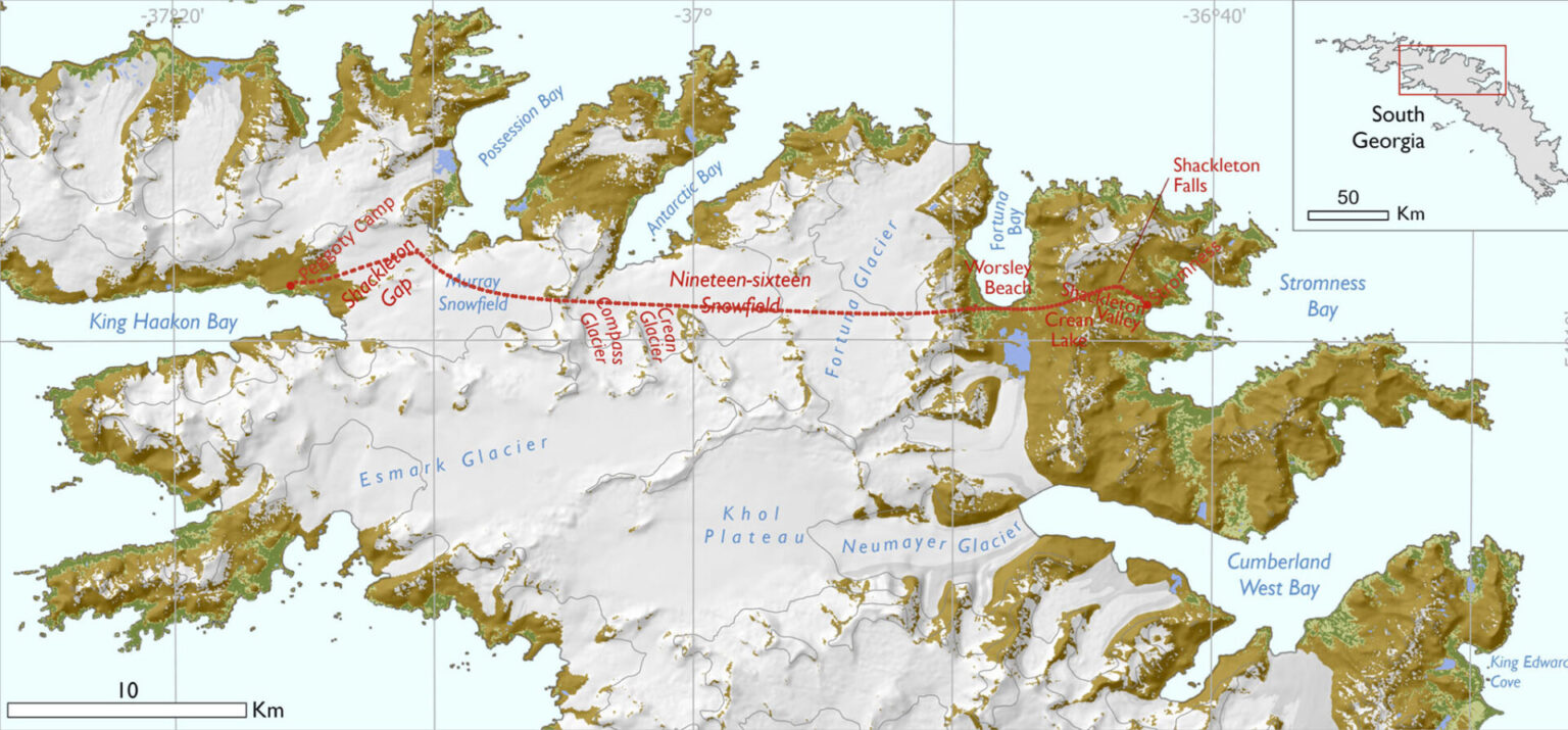 Shackleton's Route Across South Georgia